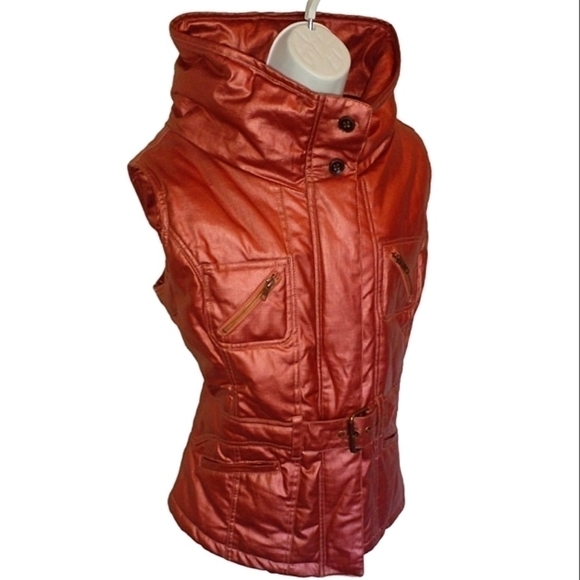 Vintage Ranchwear Metallic Copper Puffer Vest XL - Picture 2 of 6